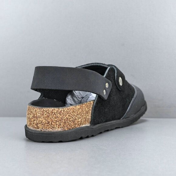 DIOR AND BIRKENSTOCK Tokyo mules in black nubuck leather main image 5